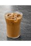 Striped Glass Cold Coffee Cup (320 ml)