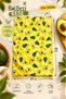 Balbezz Pouch Avocado Patterned Wax Pouch |   Washable and Reusable Food Storage Bag 24X38 cm
