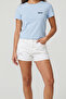 Women's Floral Printed Crop T-Shirt Slim Fit Cotton - 3
