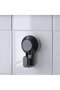 TISKEN Hook with suction cup, black - 2