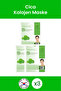 Centella Asiatica Extract Collagen Mask - Revitalizing, Renewing and Calming, 23 Gr 3 Pieces
