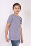 Boy's Printed Crew Neck Short Sleeve T-Shirt - 4