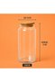 Set of 12 Wooden Vacuum Lids, Glass Storage Jars, Food Set, 1400 ml Pulses, Label, Gift - 5