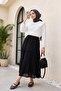 Baby Collar Lace Shirt with Elastic Sleeves -White - 4
