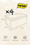 Set of 4 Maxi Size Sweater Storage Bags and Clothes Organizer 50X35X25 cm - 4