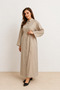 Long Dress with Pockets Beige - 3