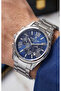 Exclusive Silver Stainless Steel Watch for Men DK.1.14222-2