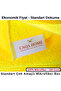 5-Piece Yellow 40X40 cm Microfiber Kitchen and General Cleaning Cloth, Micro Fiber Cloth - Glass, Car - 3
