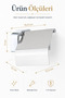 Premium Chrome F1 Model Toilet Paper Holder with Lid |   Stainless Steel |   Can Be Installed with a Dowel Screw - 3