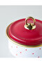 Bright Dream Enamel Spice Jar 0.5L Red - White - 3