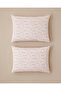 Autumn Branch Easy-Iron 2-Piece Pillowcase 50X70 cm Pink