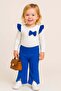 Girls' Top and Bottom Set with Leggings and Spanish-Style Pants. - 3
