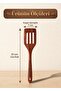 Kamptek Acacia Wood Slotted Spatula - Serving Presentation Spatula Heat Resistant and Non-Scratch Construction - 3