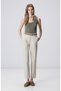 Bej Basic Casual Pantolon