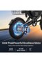 Electric Bike 500W Brushless Hub Motor 35 KMH Max Speed 30 KM Range 36V 8AH Battery 14 Inches Tires - 3