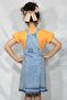 Girl's Salopet Jean Dress - 4