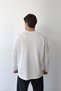 Basic Oversized Long Sleeve T-Shirt Ecru - 2