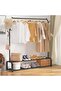 Two-layer single-pole hanger with side hook Black - 8
