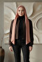 Crepe Shawl & Combed Cotton Bonnet Two-Piece Set, Ps-56, Cappuccino - Cappuccino