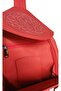 Genuine Leather, Designer Hand-Crafted Red Backpack - 3