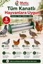 Pigeon Feeder Chicken Feeder 50 cm Metal 5 Pieces Feeder Pheasant Chick Turkey Broiler Brahma Goose Bird - 4