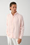 Men's Breathable Muslin Fabric 100% Cotton Washable Pocketless Shirt - 5