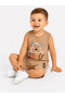 Atabay 122-05-25 Baby Boy Suit Zero Sleeve Shorts Ruff Printed 9/24 Months - 5