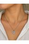 Stone Compass Moving Steel Necklace |   316L Stainless Steel |   Gold/Silver Color |   Silver