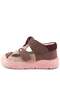 Genuine Leather Powder Pink Velcro Baby Sandals - 5
