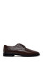 Men's Brown Lace-Up Leather Casual Shoes 26Sfd620818