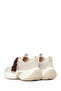 Women's Beige Lace-Up Thick Sole Charmlı Sneaker 26Pfe495814 - 6