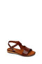 Women's Brown Buckle Leather Bodrum Sandals 26Sfd331718 - 7