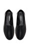 Women's Black Leather Comfort Shoes 26Pfd501318 - 4