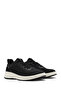 Men's Black Thick Sole Sports Shoes, Lace-Up Sneaker 25Sfd76016F - 3