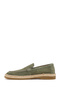 Men's Green Suede Leather Casual Loafers 26Sfd828110 - 4