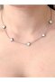 Steel Unbreakable Clover Double Sided Silver Necklace 45cm Summer Necklace - 2
