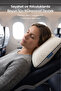 Visco Orthopedic Travel Pillow 40X25X10 cm / Travel Pillow, White - 2
