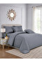 طقم لحاف ناعم مخطط من Sleep Night، مقاس كينج (220×240 سم)، 6 قطع، بنمط مخطط