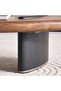 Delger Coffee Table Veneer - Brown & Black - 4