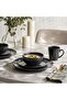 Vertigo Volcan Stoneware Dinner Plate Dia27cm -black - 3