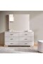 Deluxe Dresser With Mirror - Matt Grey - 2