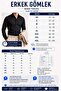 Men's LACI Slim Fit Slim Cut Straight Stiff Collar Long Sleeve Shirt - 2