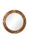 Aesthera Wall Mirror Round Dia 107cm - Brown - 5