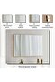 Mojo Bevelled Wall Mirror 82x122cm - Gold - 5