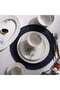Floris Porcelain Side Plate Dia21.5cm -white - 4