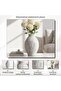 Belda Cement Vase 25x25x38cm - Grey - 5