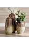 Chisel Stoneware Vase 22x22x47cm - Brown - 3