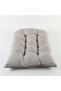 Beige Leaf Curve Seat Cushion 112x81 X12cm Sewing Closure Double Pattern 240 Gsm High Qulity Mackint - 4