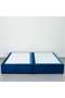 Anna King Bed Velvet Blue 180x200 Cm - 7