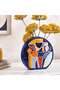 Florida Handpainted Ceramic Vase 25x10x25cm- Yellow